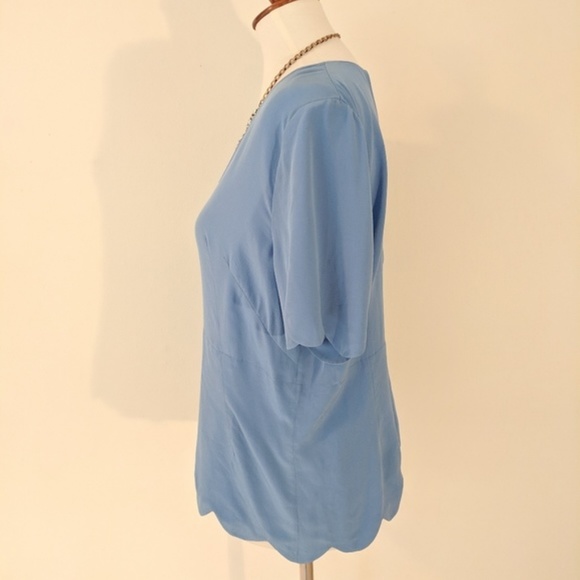 Marni Silk Scalloped Top - Picture 3 of 6